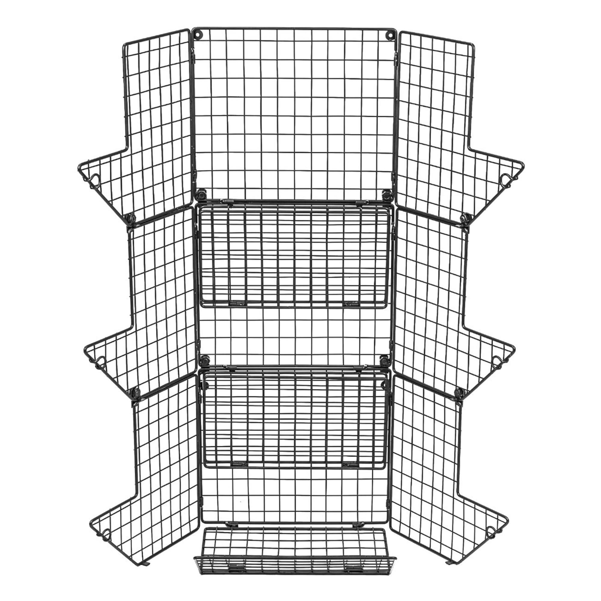 Sorbus 32" Black 3-Tier Fruit Basket Stand